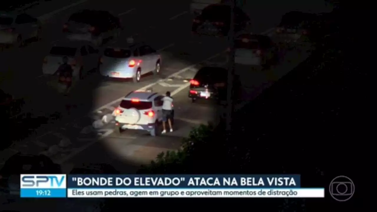 Suspeito de participar de quadrilha que joga pedras em carros na Bela Vista, em SP, sacou arma contra policiais