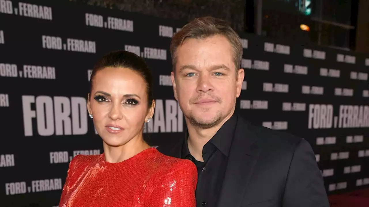 Matt Damon's four daughters with Luciana Barroso make rare red carpet appearance – see photos