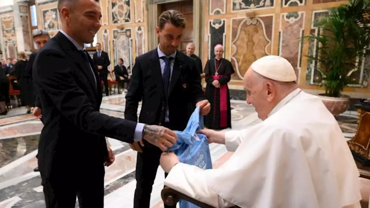 Pope to Celta Football Club: Sport teaches sacrifice and teamwork