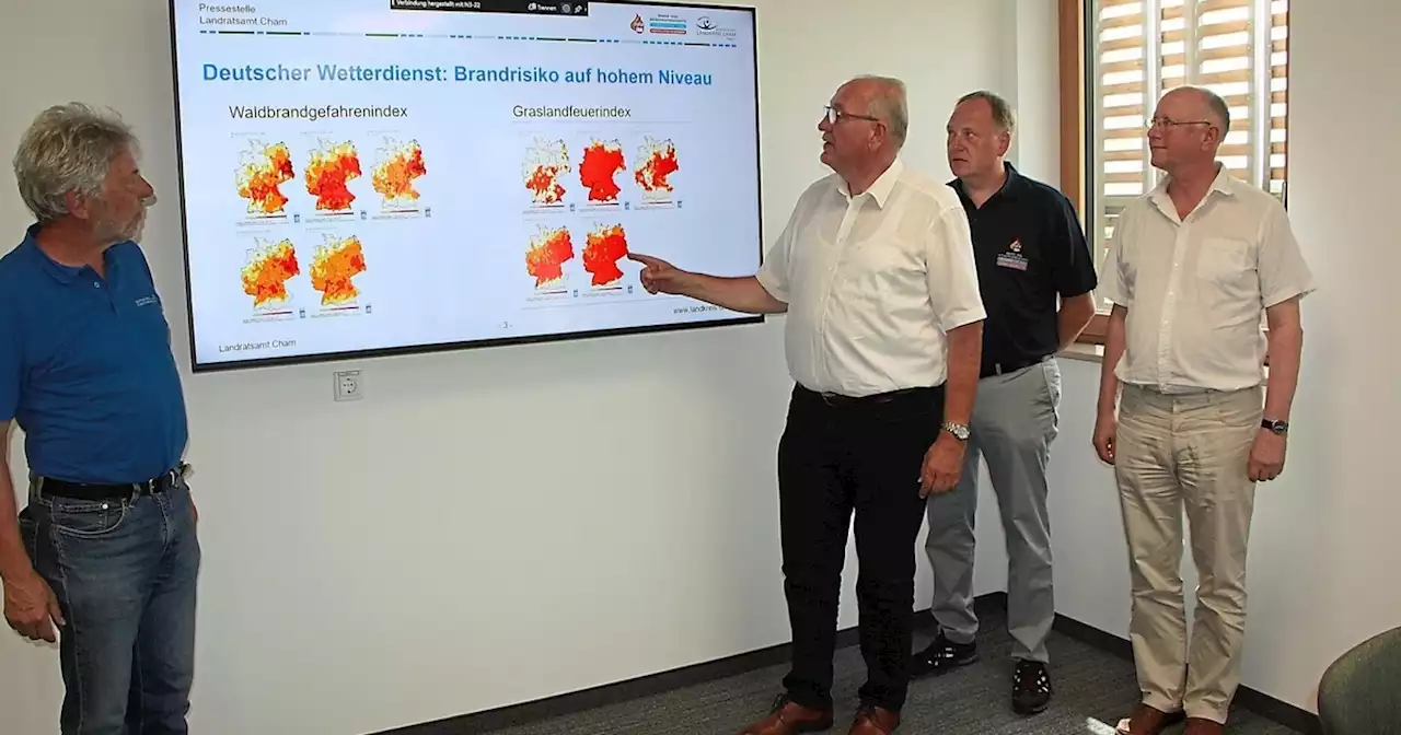 Waldbrandgefahr im Landkreis Cham auf zweithöchster Warnstufe