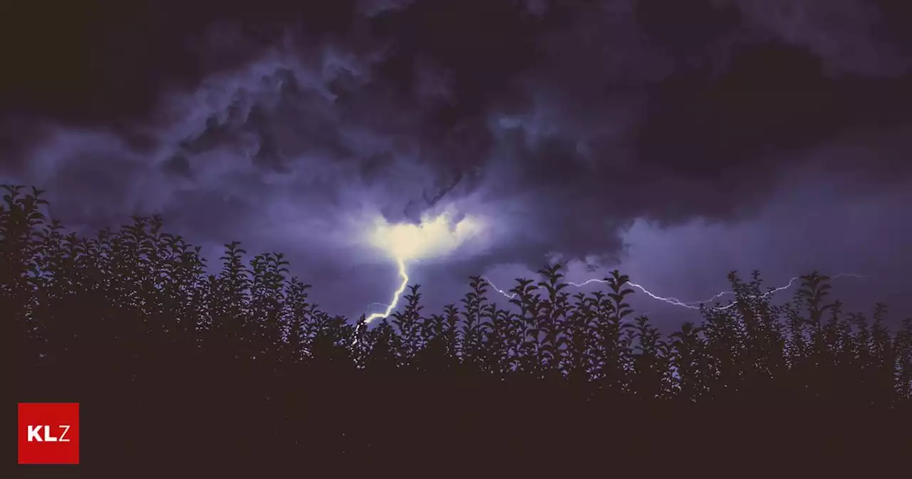 Gewitter und Hagel: Unwetterwarnung für mehrere Kärntner Bezirke