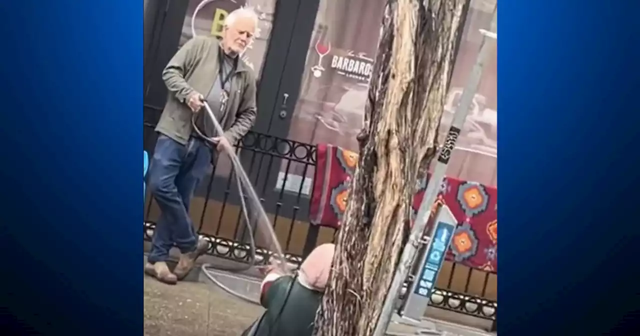 San Francisco gallery owner who sprayed homeless woman with hose gets case dismissed