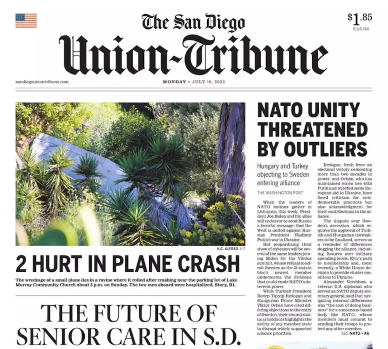 LA billionaire sells San Diego Union-Tribune to owner of Southern California News Group