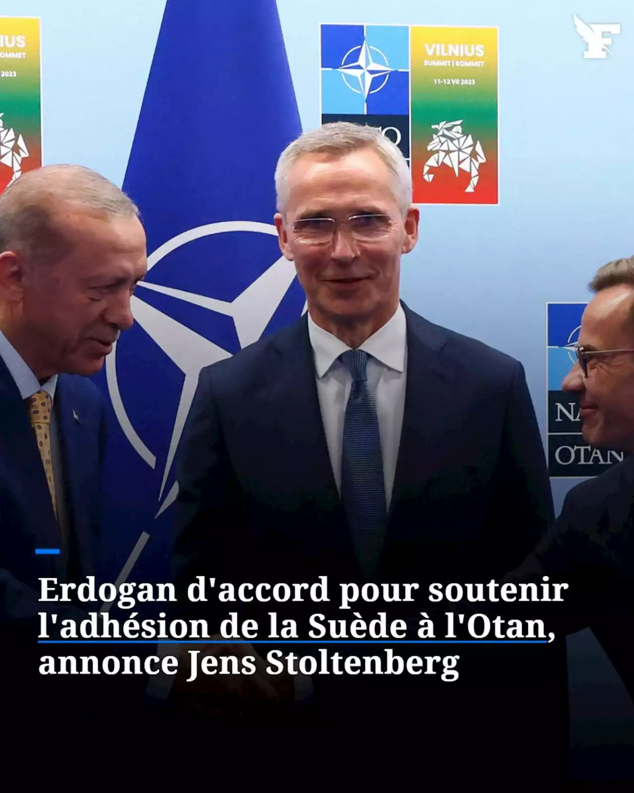 Erdogan d'accord pour soutenir l'adhésion de la Suède à l'Otan, annonce Jens Stoltenberg