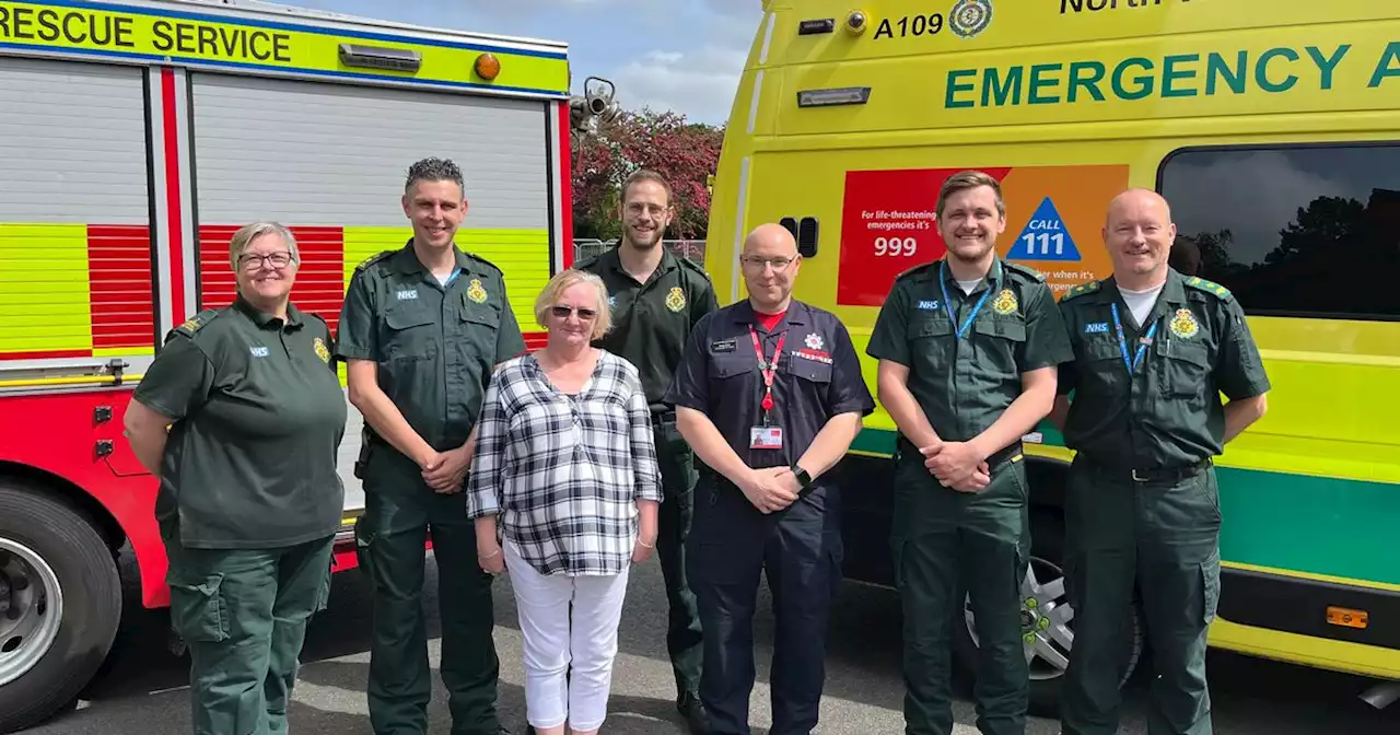 Cardiac arrest survivor meets community first responder who saved her life