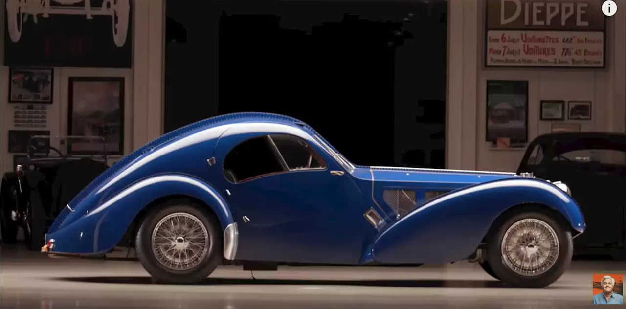 Jay Leno pays homage to the Bugatti Type 57SC Atlantic