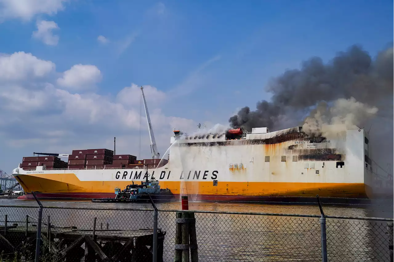 Deadly cargo ship fire finally put out, officials say