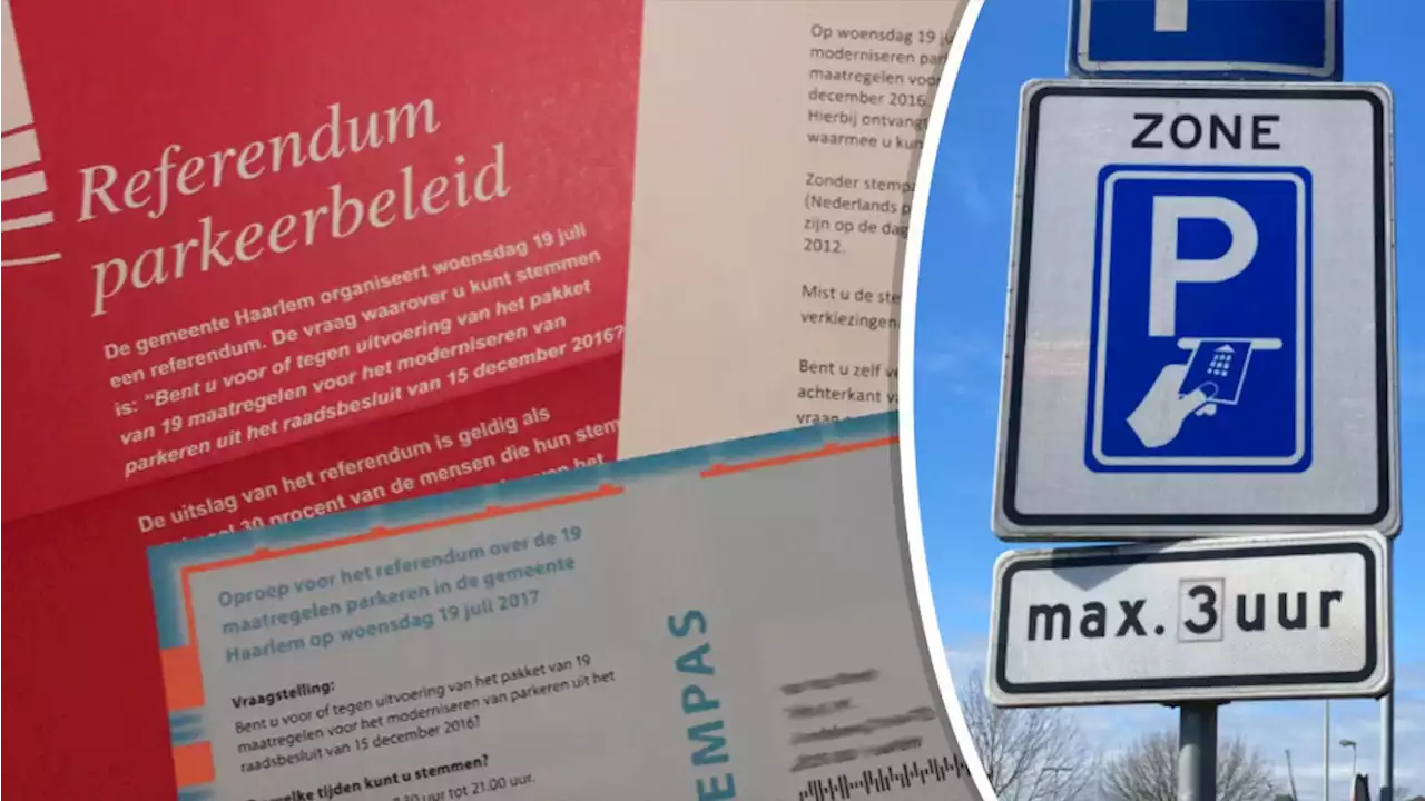 VVD Haarlem wil referendum betaald parkeren bij komende landelijke verkiezingen