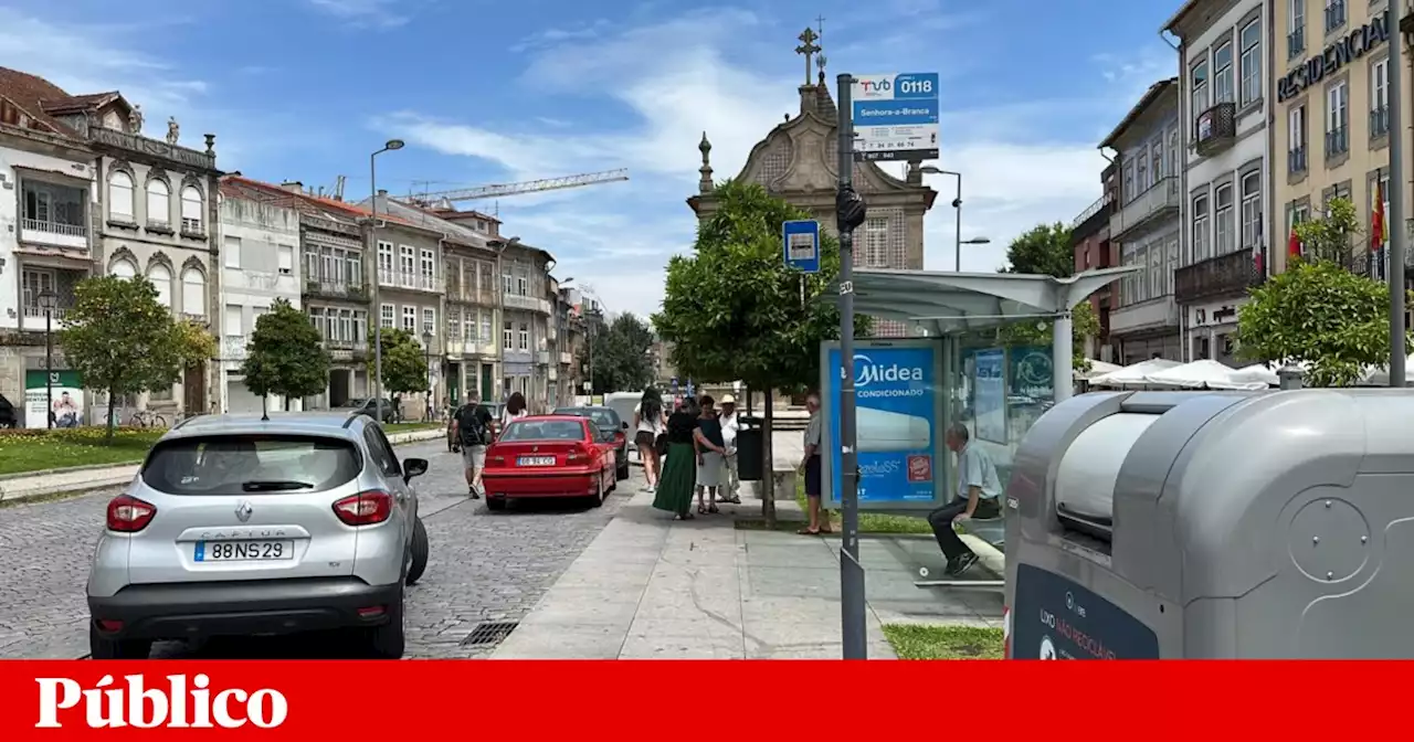 Em Braga, falta de sinalização e policiamento condiciona uso de paragens de autocarro