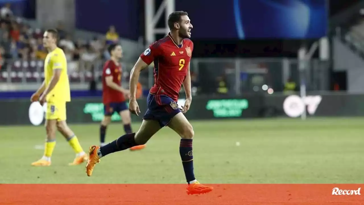 Abel Ruiz no onze ideal do Europeu sub-21