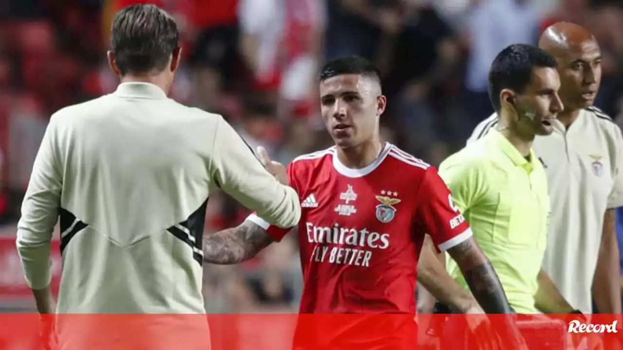 Enzo Fernández lembra o Benfica: «Roger Schmidt confiou em mim até à morte»