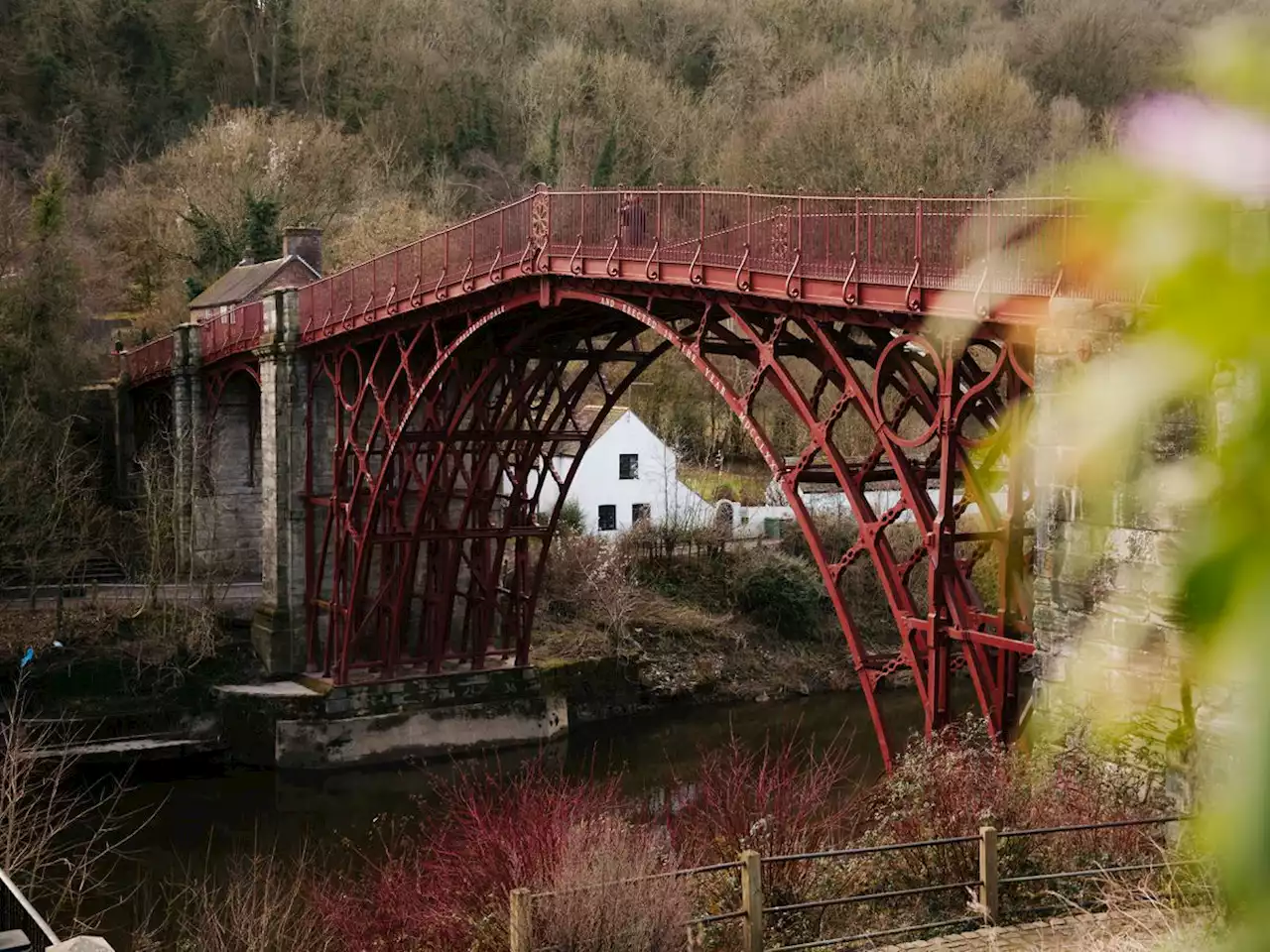 Police rescue person from River Severn at Iron Bridge