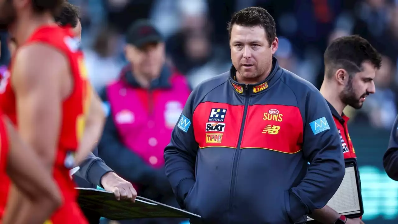 Gold Coast Suns coach Stuart Dew to be sacked today