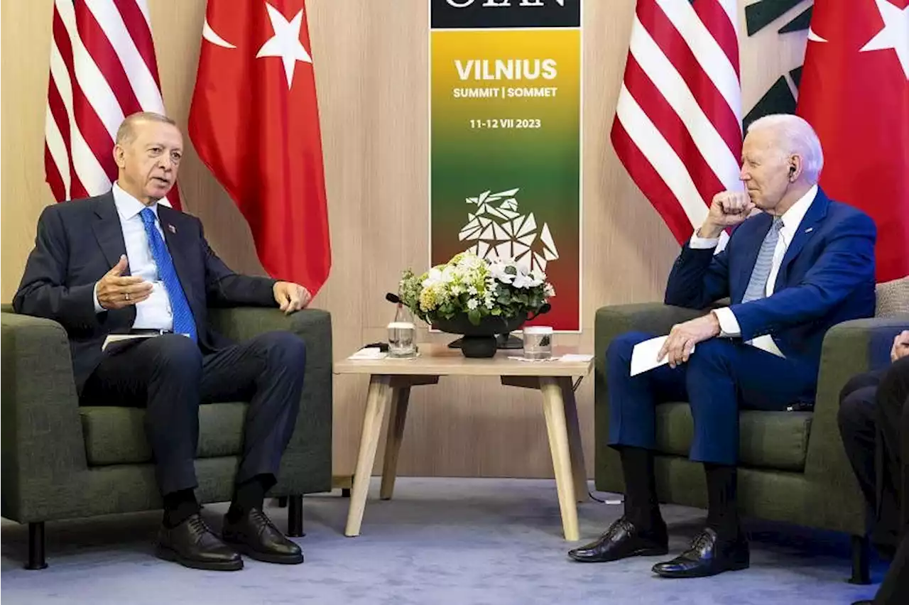 Biden thanks Turkey’s Erdogan for decision over Sweden’s Nato entry, backs F-16s sale