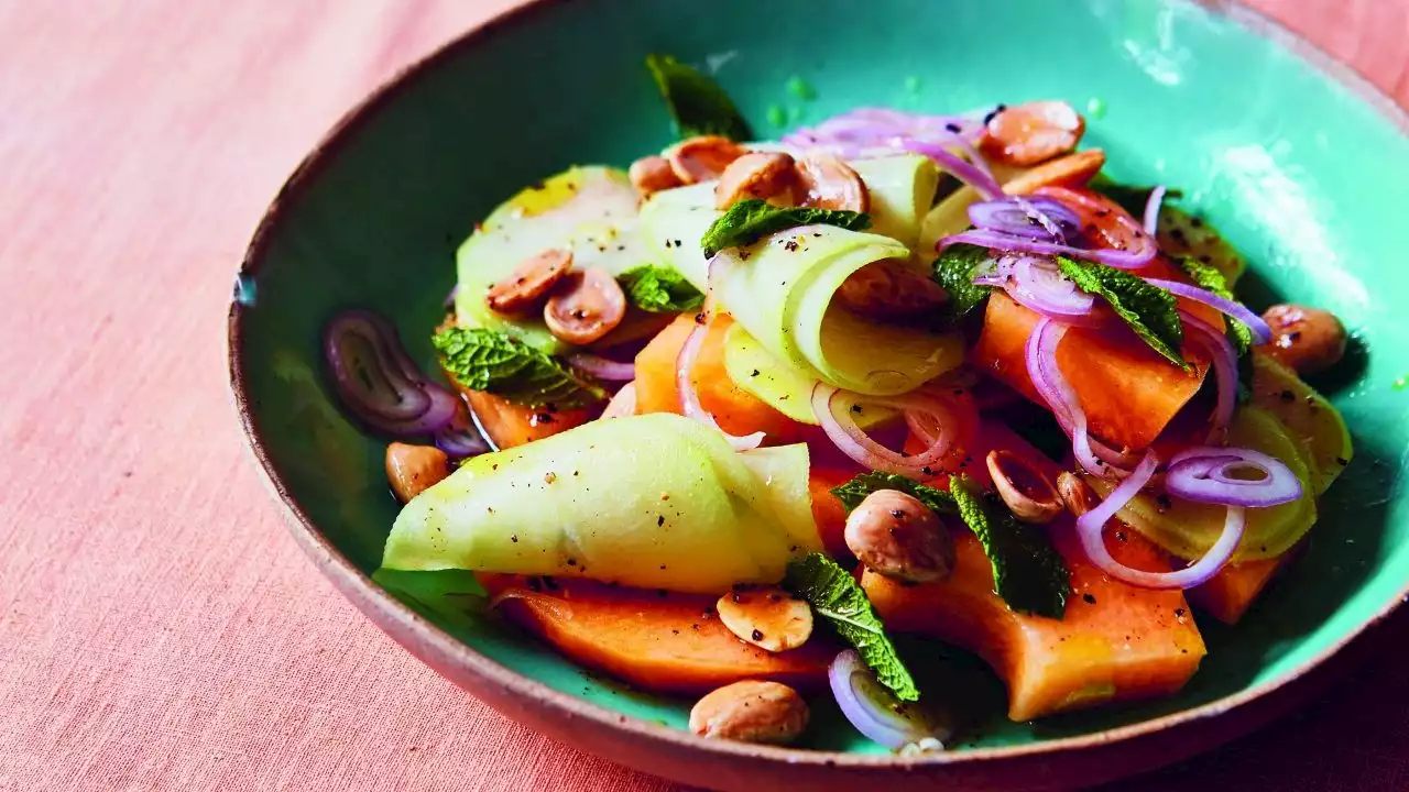 This melon and chayote salad is rich in vitamin C to help ward off any summer sniffles