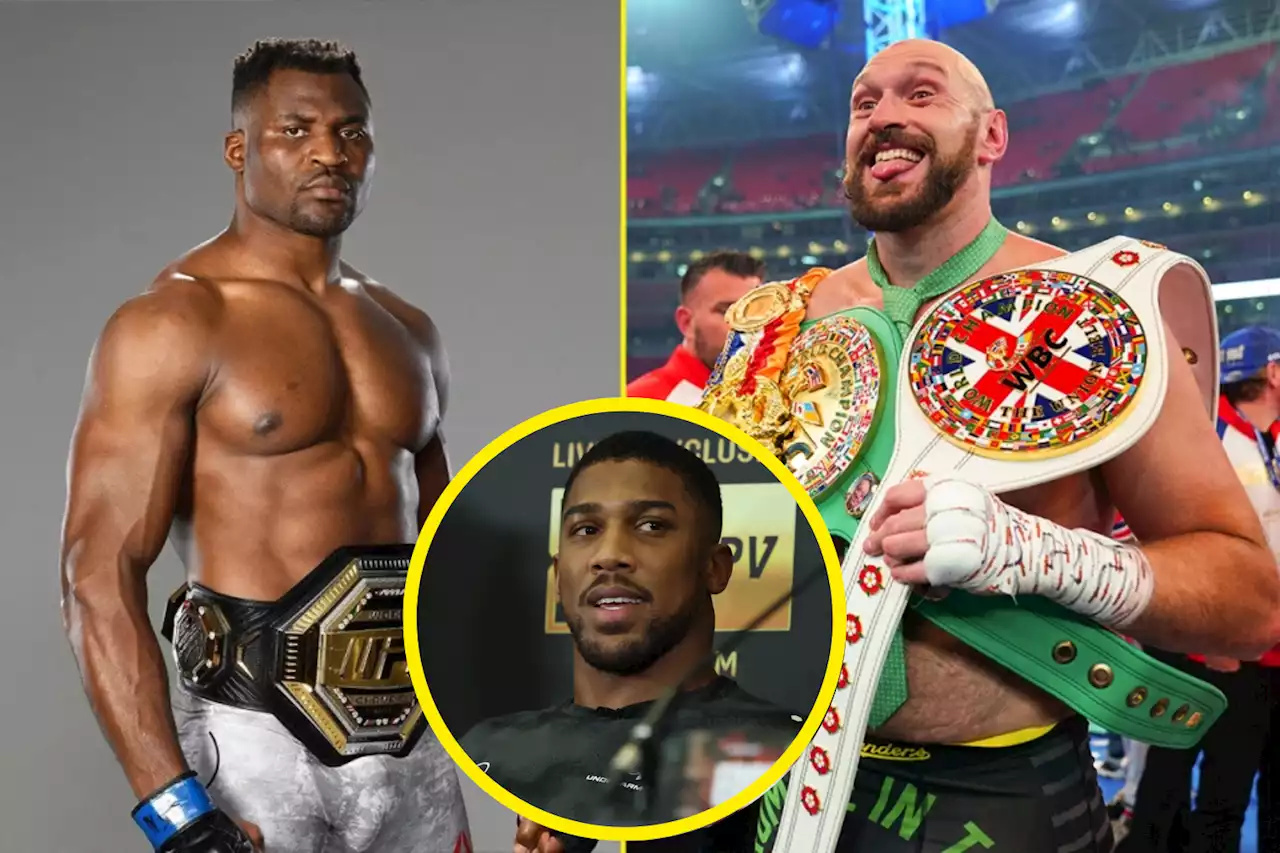 Anthony Joshua gives verdict on Tyson Fury vs Francis Ngannou fight