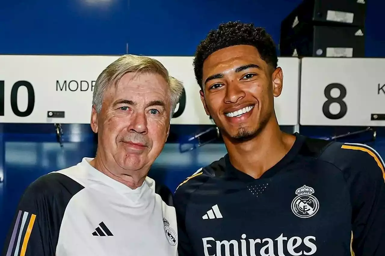 Jude Bellingham all smiles as he shares pictures at first Real Madrid training session