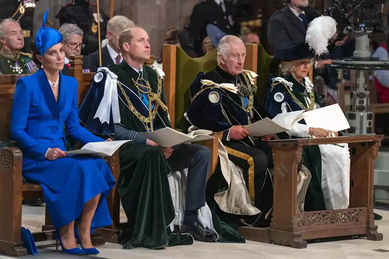 Signs of a royal rift between William and Kate and Charles and Camilla have been spotted