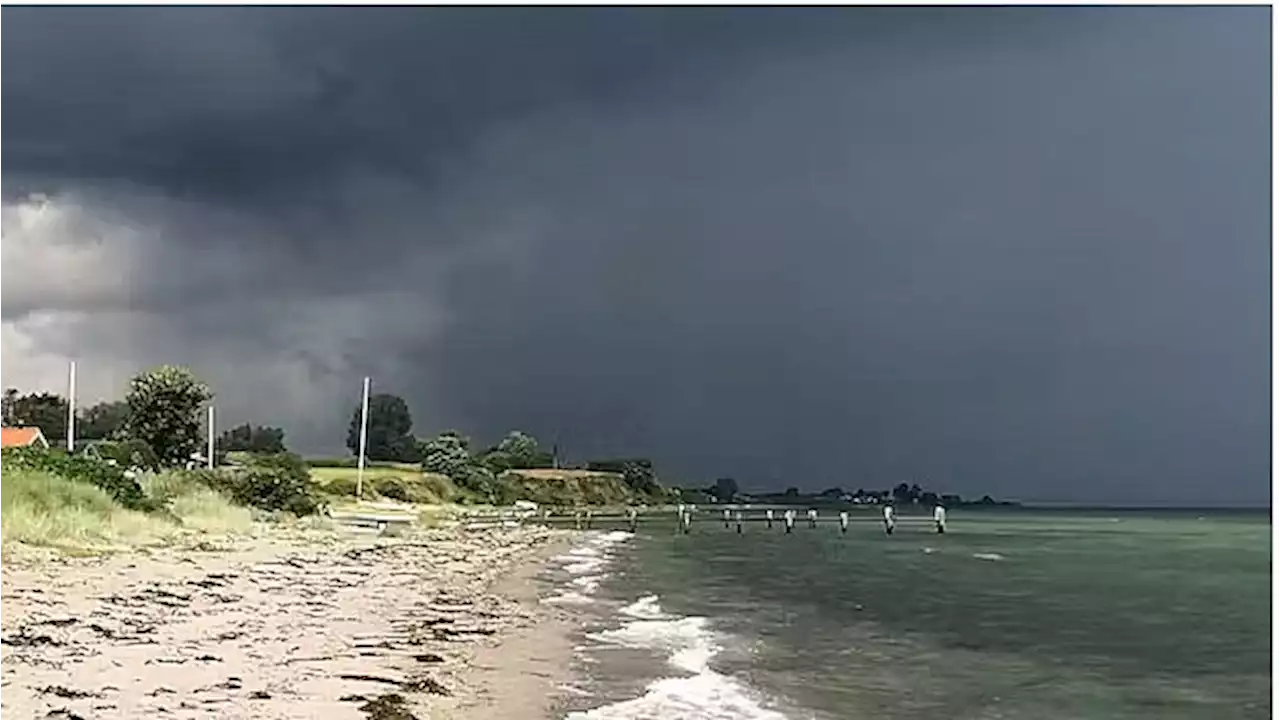 Kraftigt uvejr på vej mod Danmark
