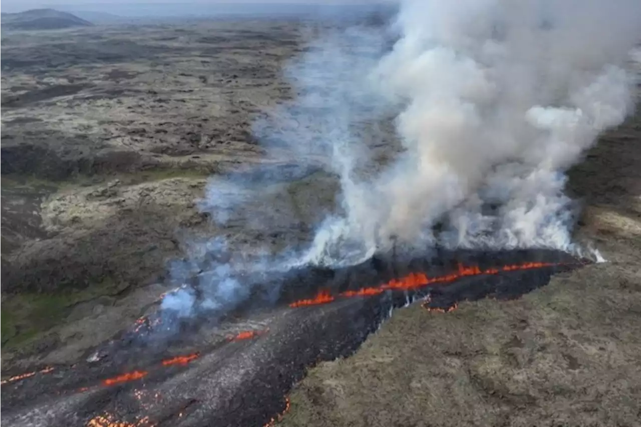 Vídeo: Vulcão entra em erupção perto da capital da Islândia