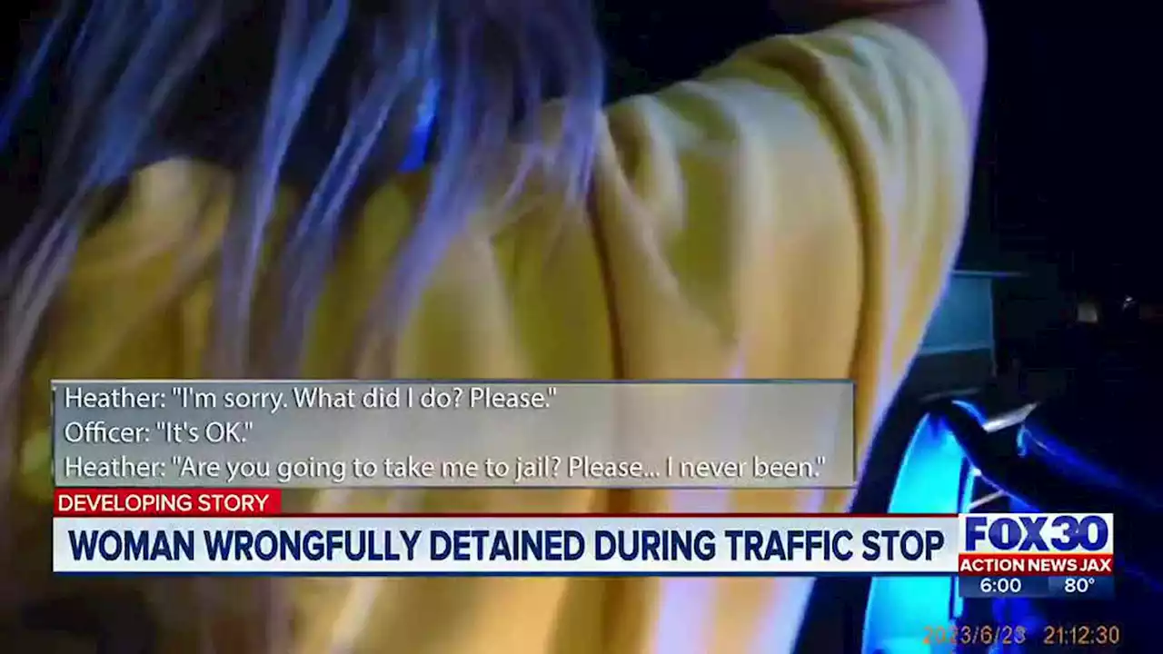 Jacksonville woman wrongfully detained at gunpoint during traffic stop, body camera video shows