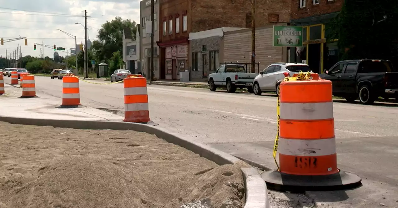 Haughville businesses say Michigan street construction is negatively impacting their bottom line