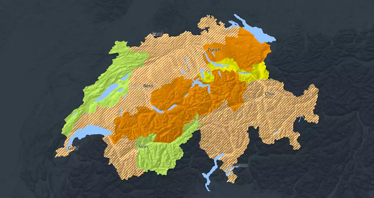 Wetter Schweiz: Gewitter am Mittwoch – Gefahrenstufe 3