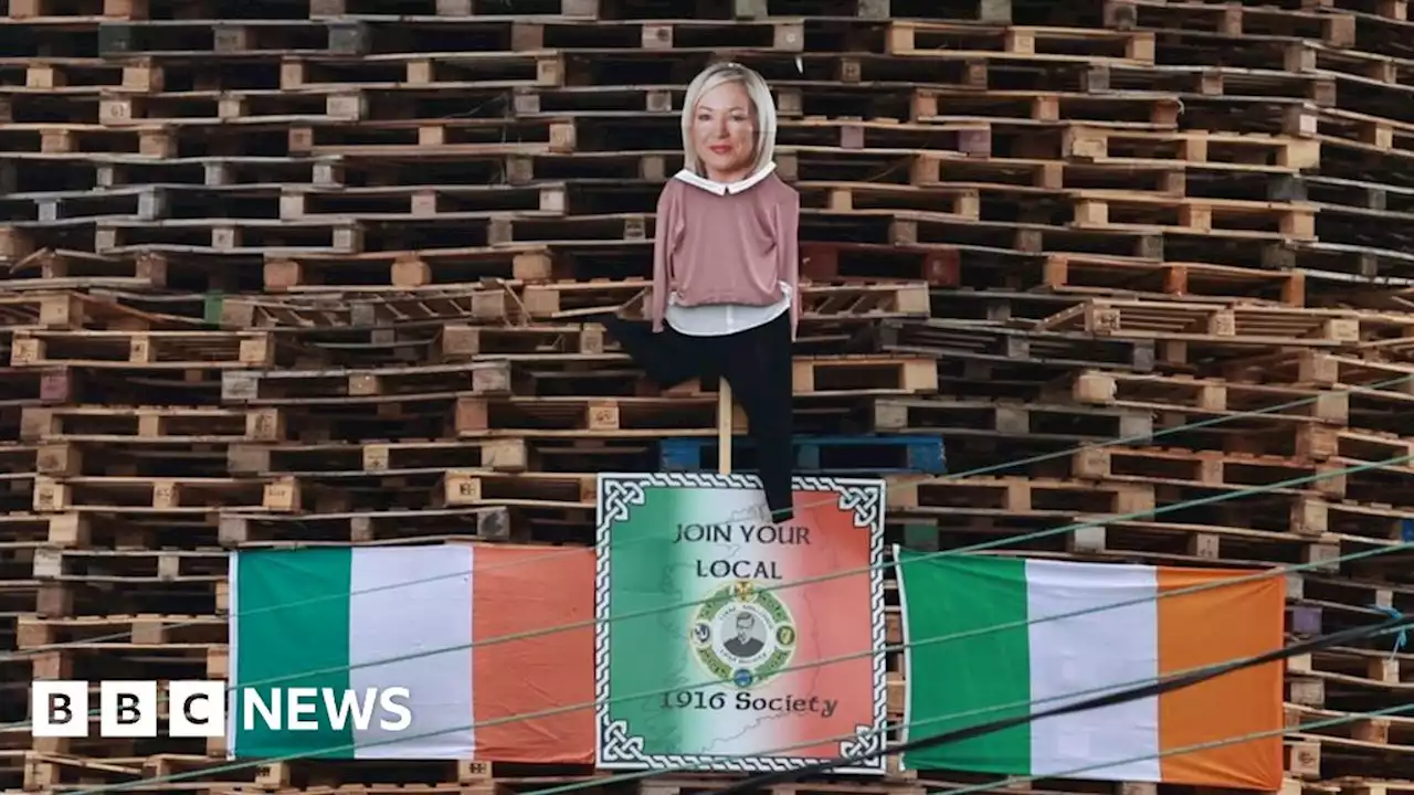 Bonfires: Sinn Féin effigies condemned as 'vile and hateful'