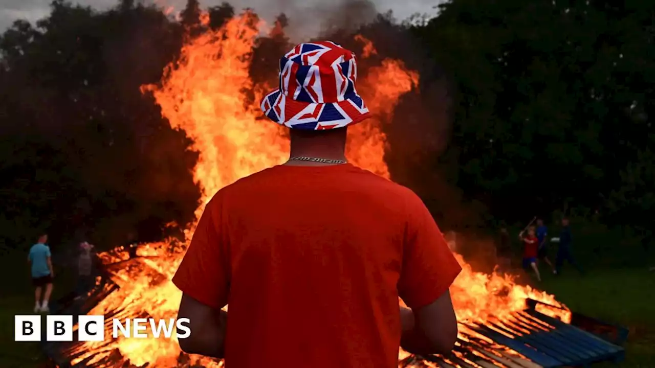 Eleventh night bonfires lit across Northern Ireland