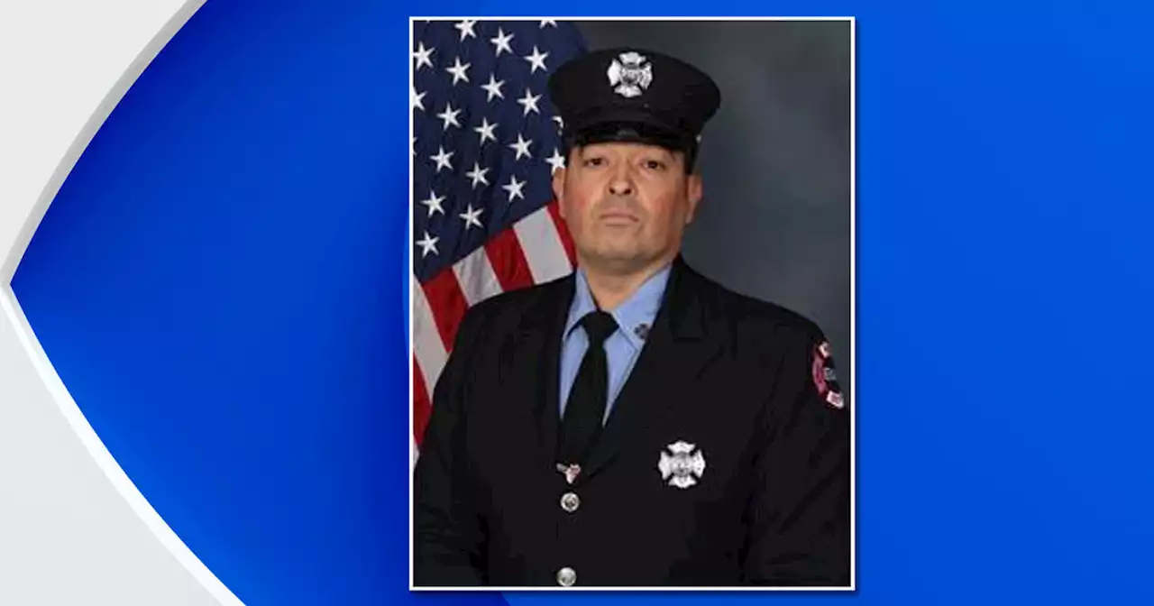 Wake today for Newark Firefighter Augusto Acabou, killed battling cargo ship fire at Port Newark