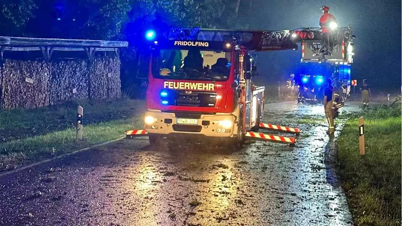 Unwetter im Landkreis Traunstein: Das ist die Bilanz der Feuerwehren