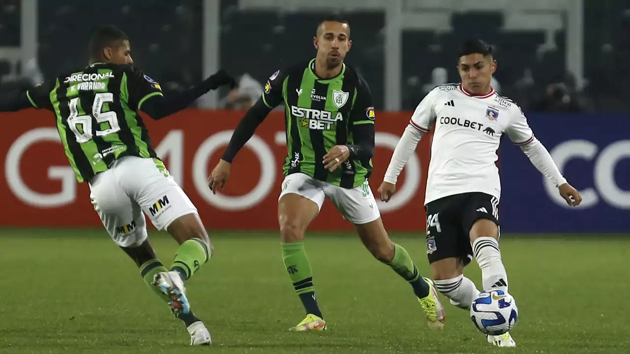 Sul-Americana: América-MG perde para o Colo-Colo, mas marca no fim e segue vivo