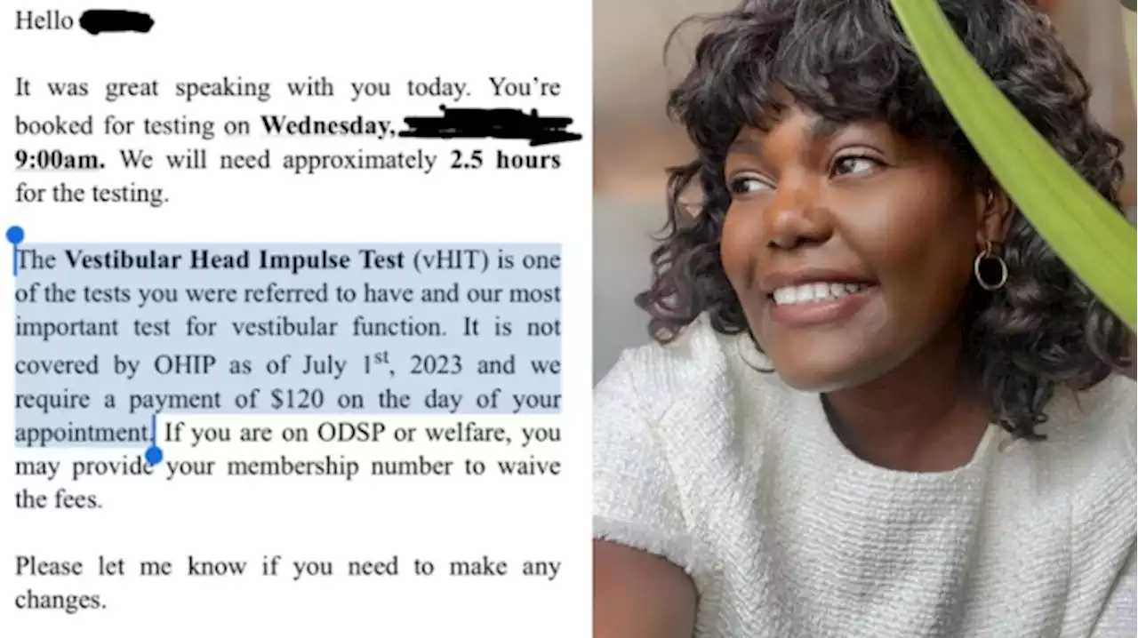 Ontario woman asked to pay $120 for OHIP covered test