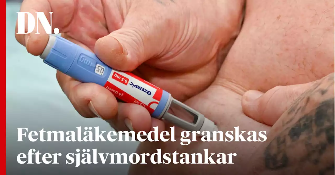 Fetmaläkemedel granskas efter självmordstankar