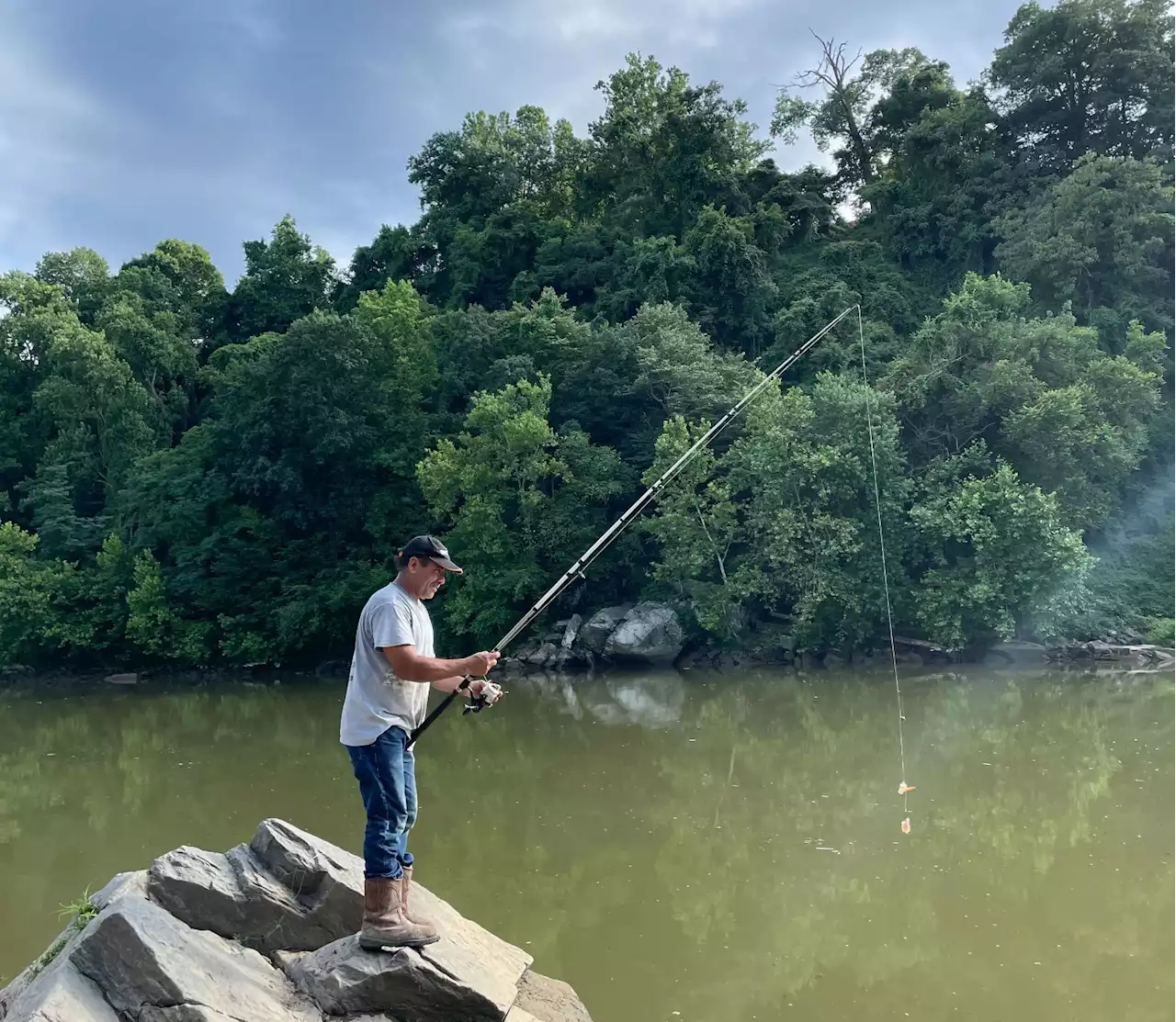 At Fletcher’s Cove, Immigrants Fish For Joy, Connection And Healing