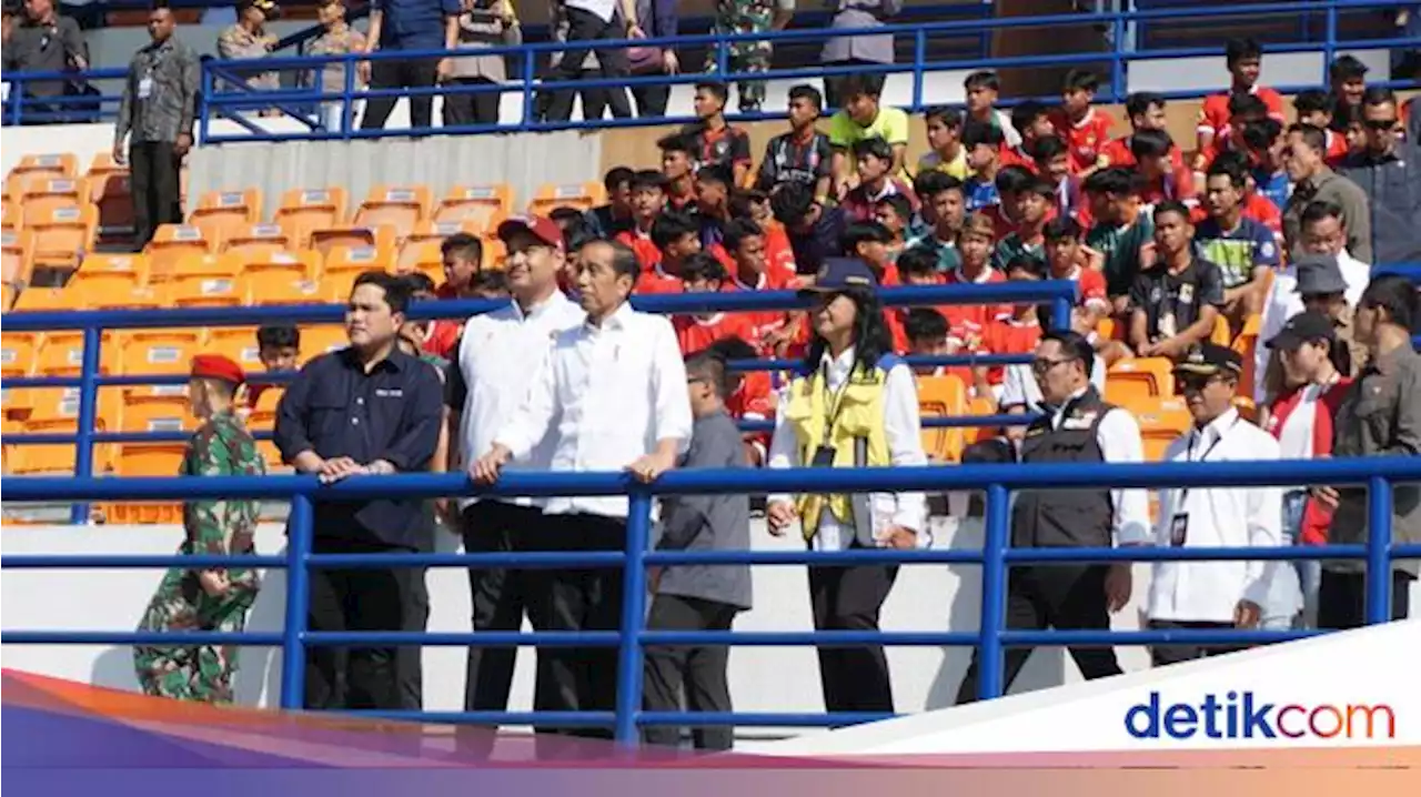 Jokowi Cek Stadion Si Jalak Harupat: Yang Tentukan Layak FIFA, Bukan Presiden