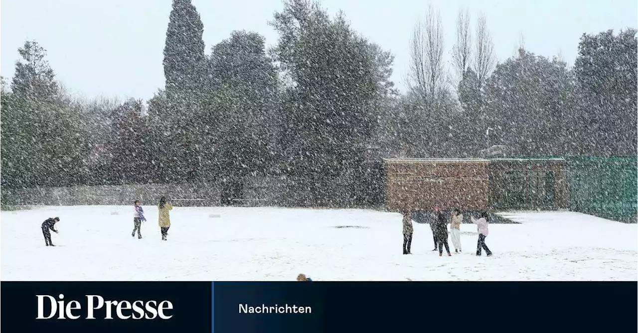 In Johannesburg in Südafrika schneit es zum ersten Mal seit elf Jahren