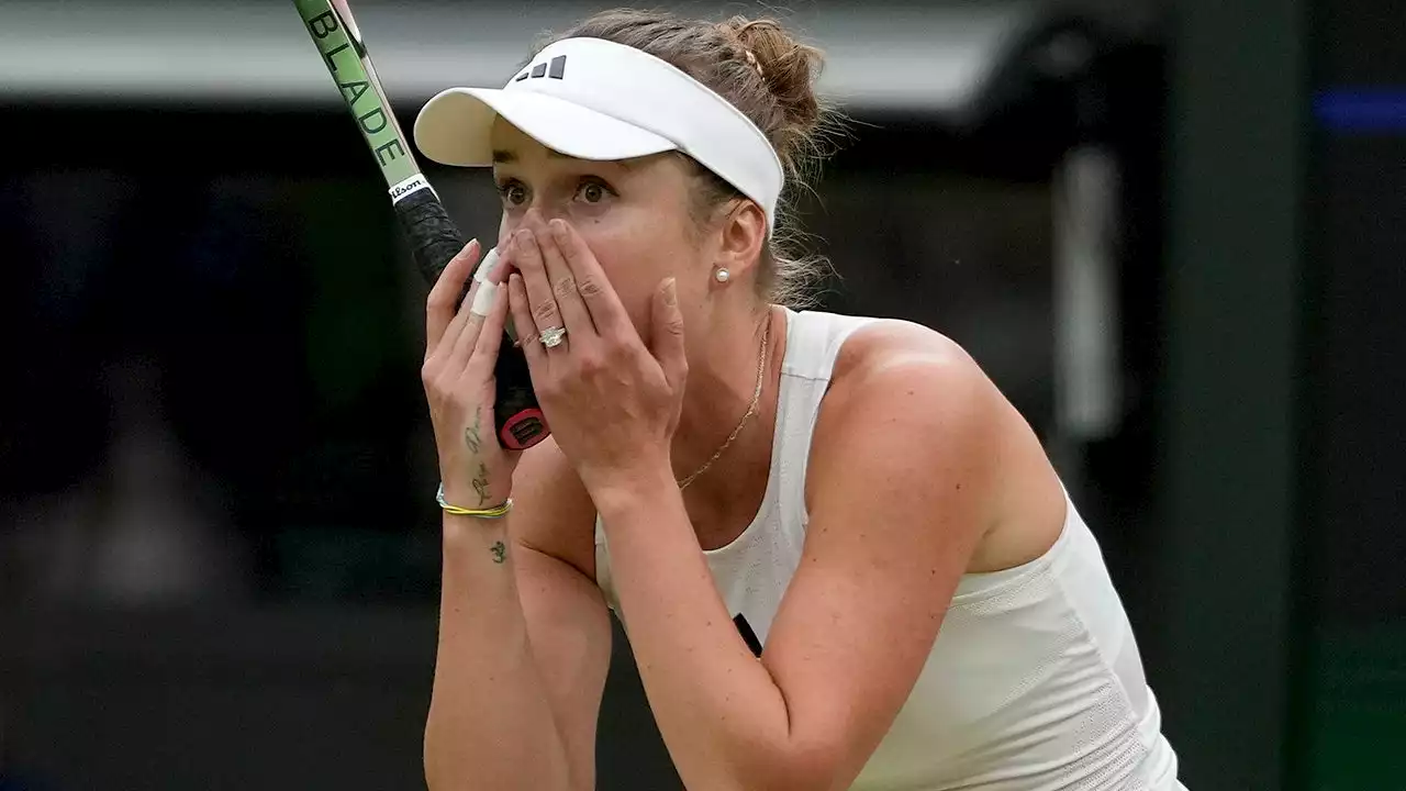 Ukrainian Elina Svitolina bounces No. 1 Iga Swiatek at Wimbledon: 'War made me stronger'