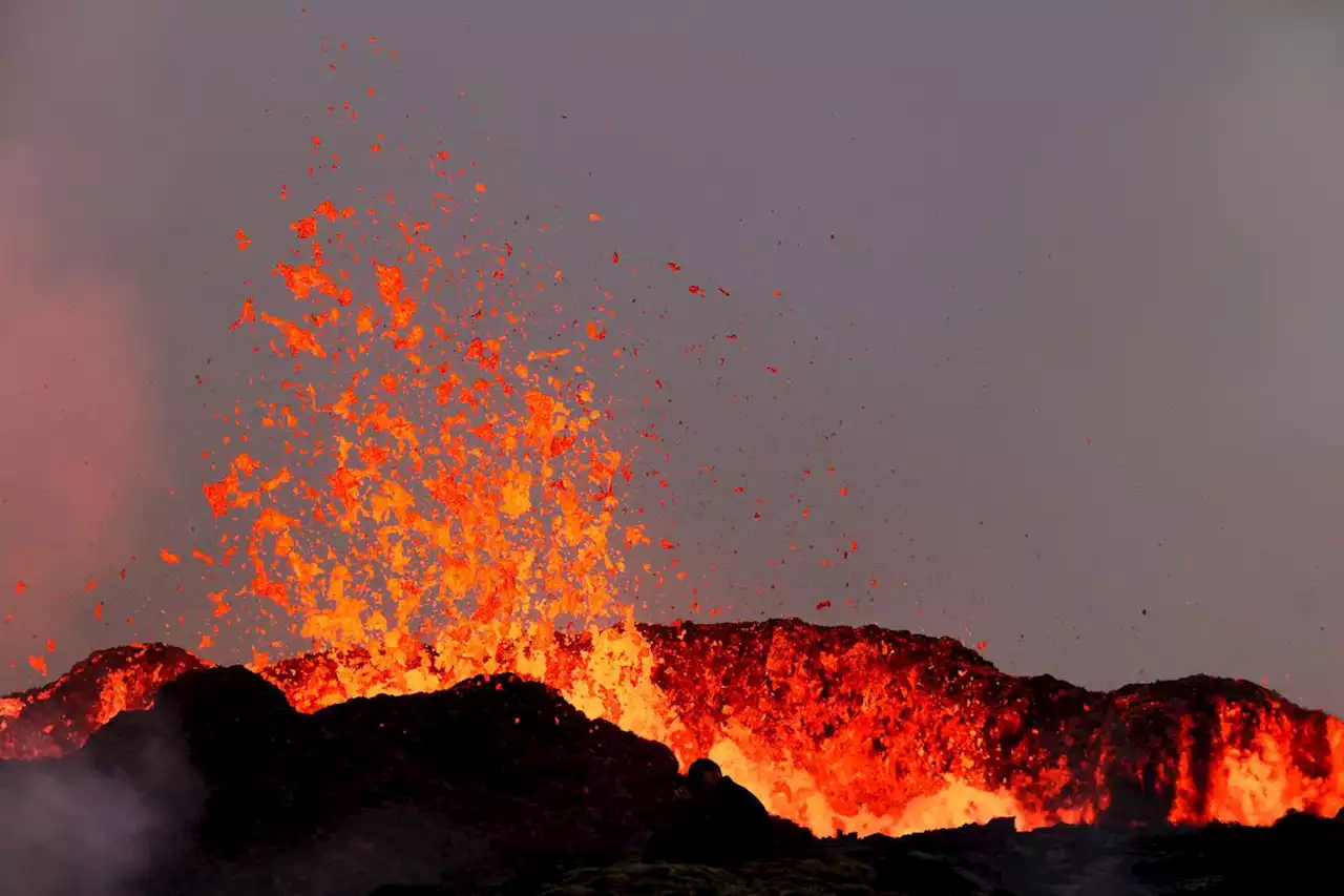 Iceland warns tourists to stay away from volcano erupting with lava and noxious gases