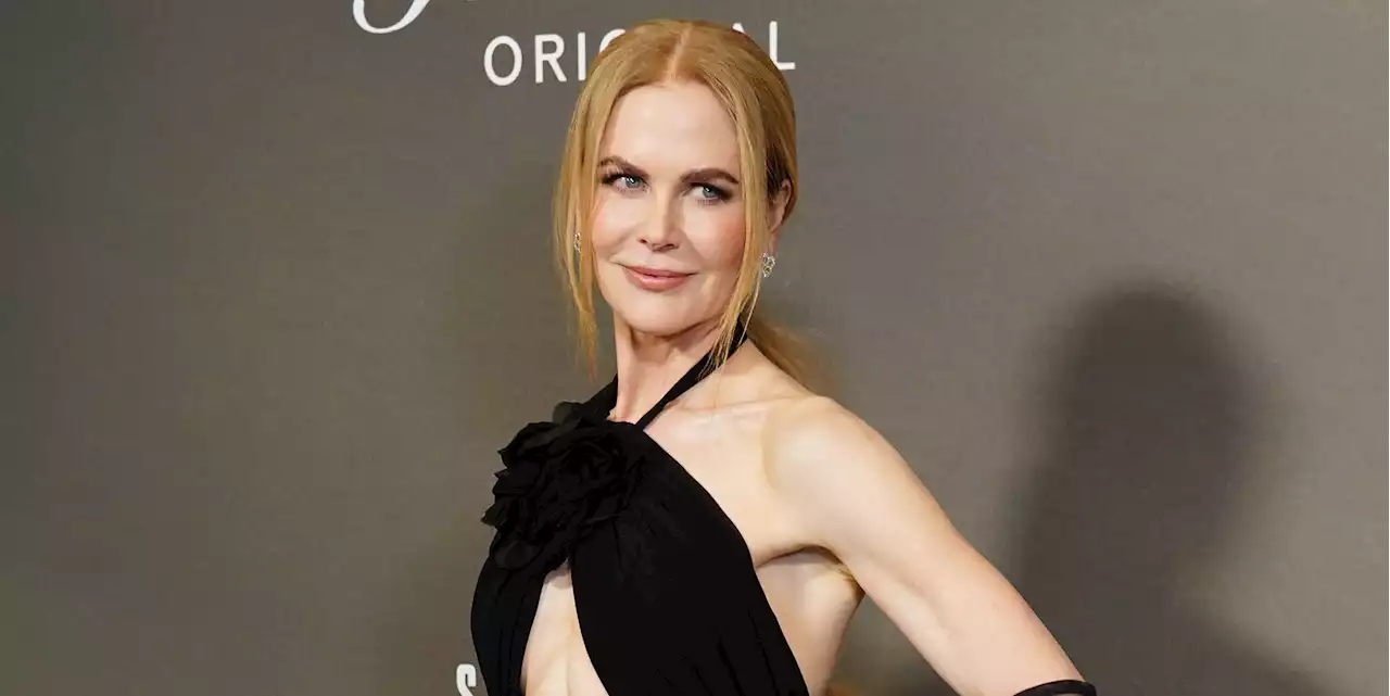 Nicole Kidman Flashes Underboob in a Romantic Gown With an Abdominal Cutout