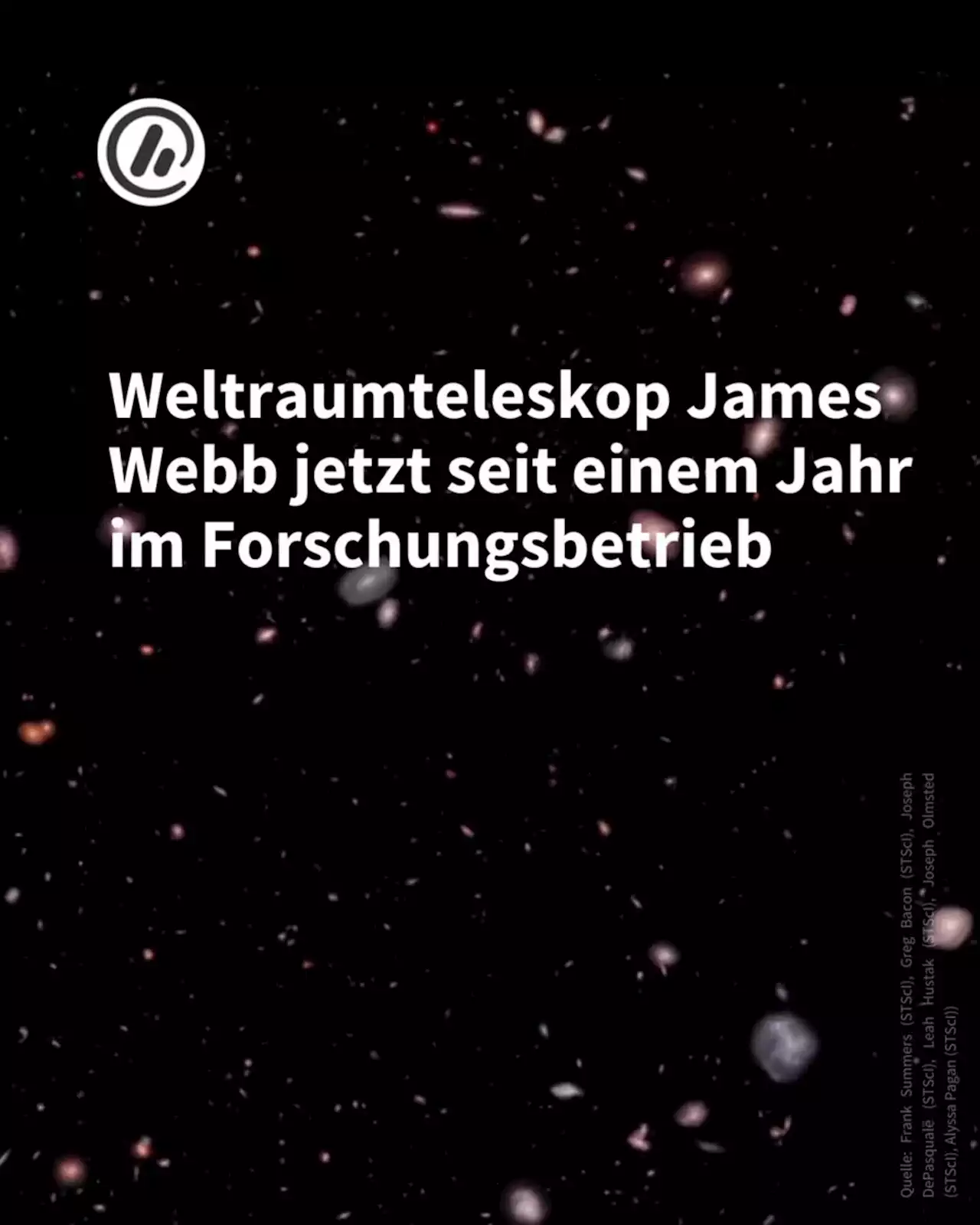 Weltraumteleskop James Webb jetzt seit einem Jahr im Forschungsbetrieb