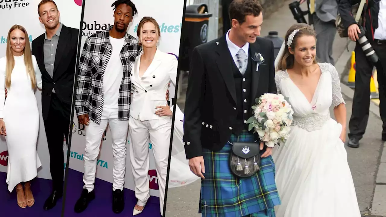 10 Wimbledon stars' weddings: Novak Djokovic's pregnant bride, Elina Svitolina's purple jumpsuit & more