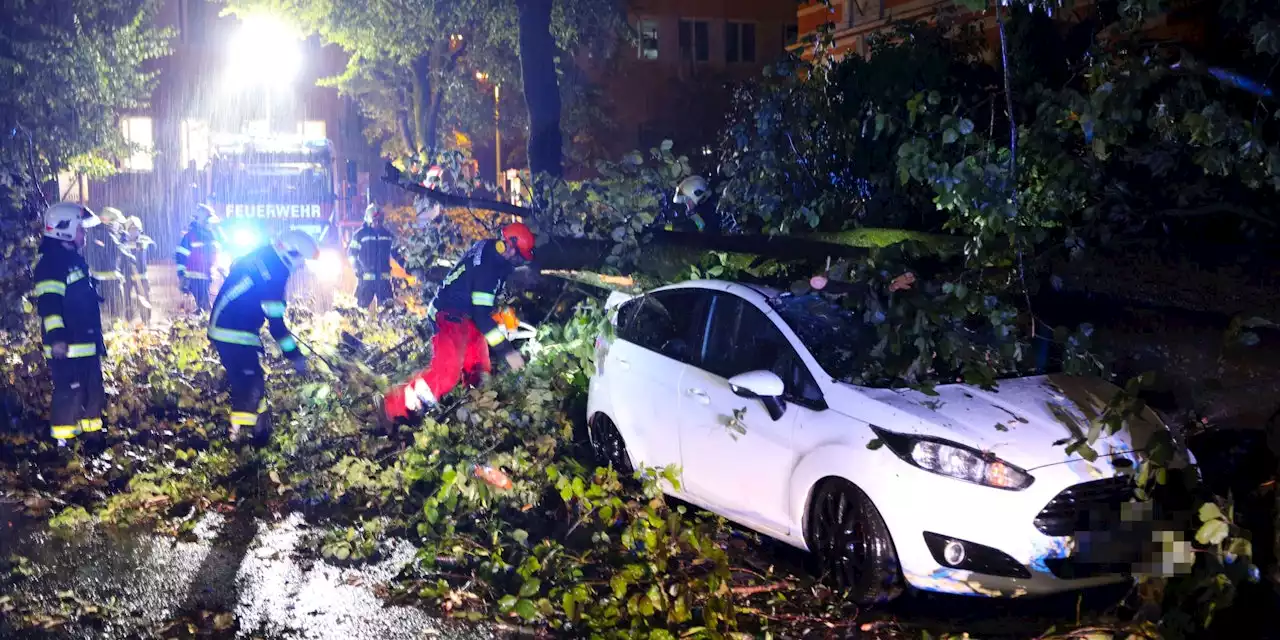 Kräftige Gewitter mit Orkan-Sturm wüten in Oberösterreich