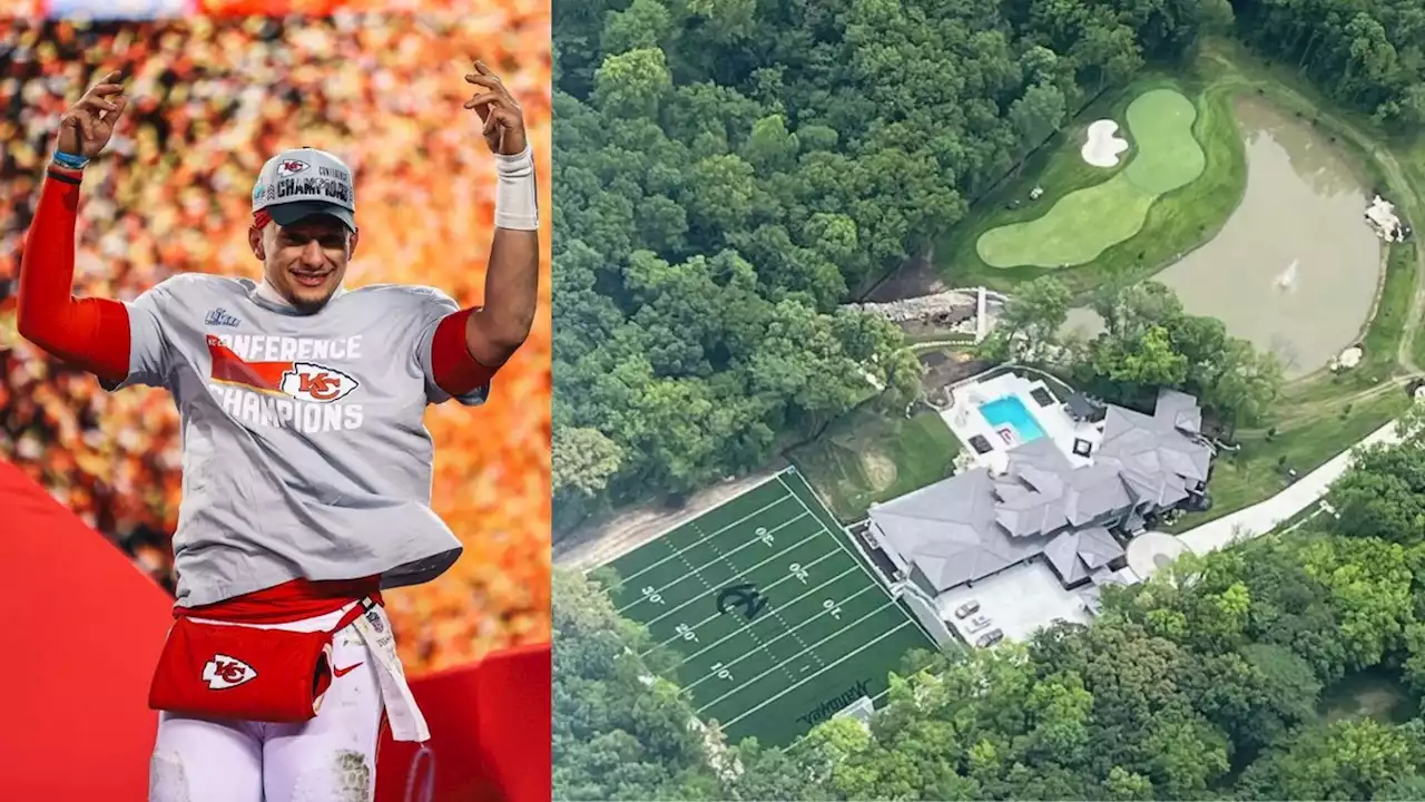 Conheça mansão de Patrick Mahomes, com campo de futebol americano e de golfe