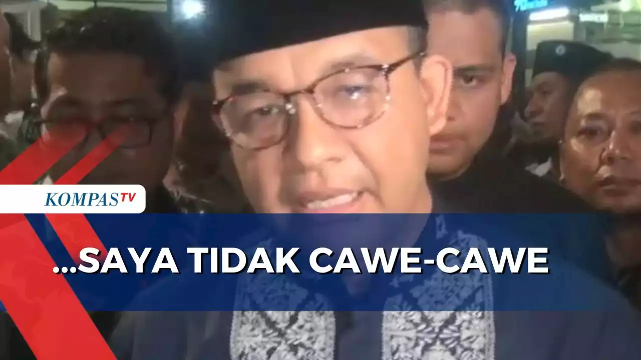 Anies Baswedan Tanggapi soal Polemik Stadion JIS: Saya Tidak Cawe-Cawe