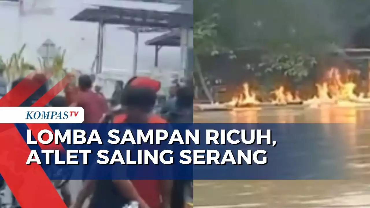 Lomba Sampan di Indragiri Hulu Ricuh, Atlet Saling Serang Hingga Bakar Kapal!