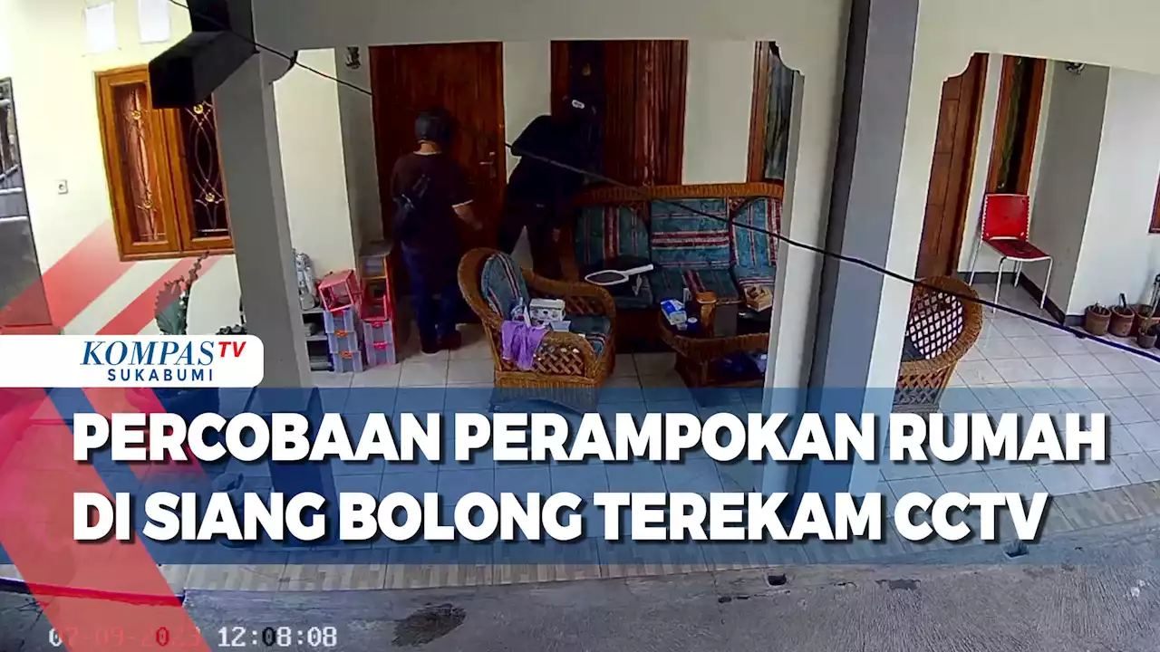 Percobaan Perampokan Rumah Di Siang Bolong Terekam CCTV