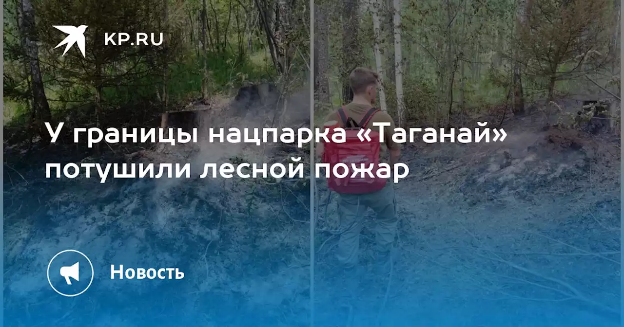 У границы нацпарка «Таганай» потушили лесной пожар