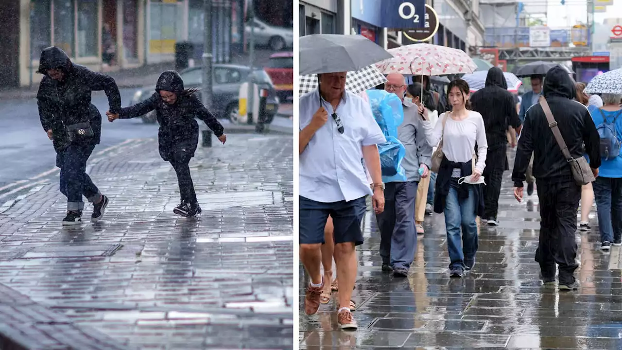 Next come the thunderstorms! Met Office warns heavy rain could batter the UK as Brits long for return of summer