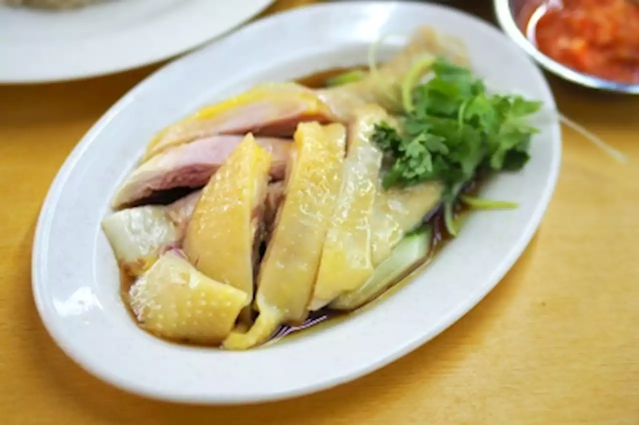 Kepong's Luck Luck Hainan Chicken Rice serves poached free range chicken and excellent 'char siu'